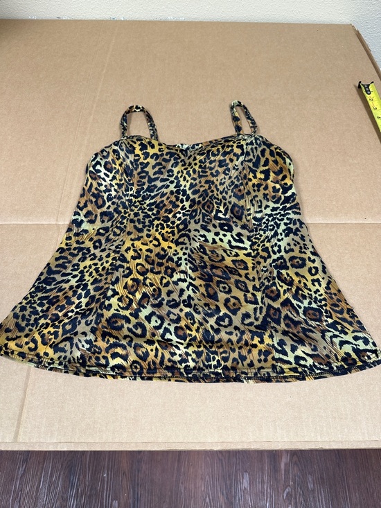 Baltex Other - ##106, Size 10, Leopard Print Spaghetti Strap Cami Brown Multi
